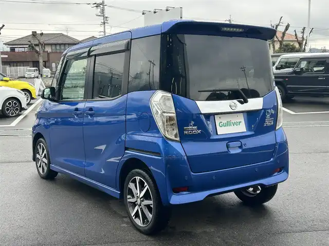 日産 デイズ ルークス ハイウェイスター Gターボ 愛媛県 2018(平30)年 5.3万km オーシャンブルーP ECLIPSE7型ナビ/両側電動スライドドア/全周囲カメラ/純正ドライブレコーダー/クルーズコントロール/クリアランスソナー/リアサーキュレーター/LEDヘッドライト/車線逸脱防止装置/衝突被害軽減装置/ステアリングリモコン/電格ミラー/純正ドアバイザー/後席サンシェイド/ISOFIX/現状サマー(純正AW)(165/55/R15)/DUNLOP ENASAVE EC204