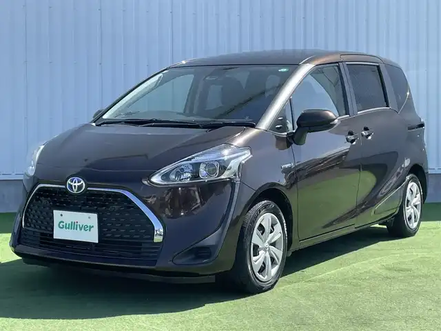 トヨタ シエンタ ハイブリッド X 香川県 2019(令1)年 7.5万km ヴィンテージブラウンパールクリスタルシャイン 純正SDナビゲーション（NSLN-W68）/【AM/FM/Bluetooth】/バックカメラ/クリアランスソナー（前後）/トヨタセーフティセンス/→プリクラッシュセーフティ（衝突被害軽減）/→プロアクティブドライビングアシスト（ハンドル操作支援）/→レーンディパーチャーアラート（車線逸脱警報）/→オートマチックハイビーム/ETC/片側パワースライドドア/フロアマット/電動格納ミラー（ウィンカー付）/横滑り防止装置/スマートキー/スペアキー
