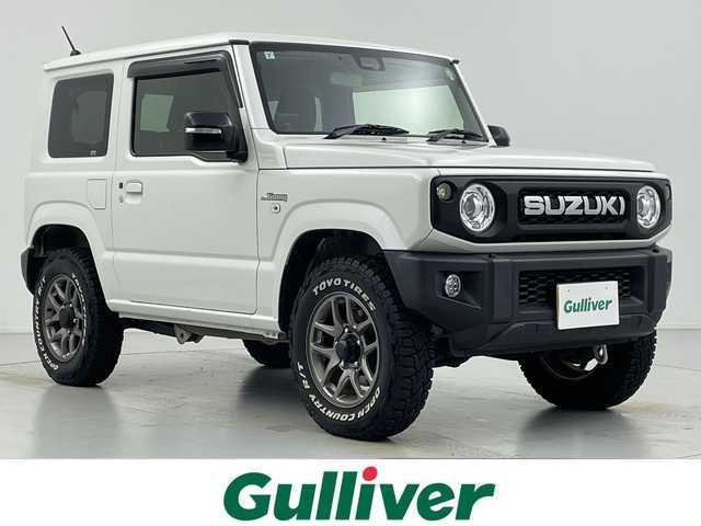 スズキ ジムニー XC 愛知県 2021(令3)年 3.1万km ピュアホワイトP 純正ナビ/・Bluetooth接続/・フルセグTV/・CD/DVD再生機能/USBポート/バックカメラ/ビルトインETC/前席シートヒーター/LEDヘッドライト（オートライト/オートハイビーム）/フォグランプ/純正16インチAW/純正フロアマット/ドアバイザー/衝突被害軽減ブレーキ/車線逸脱警報機能
