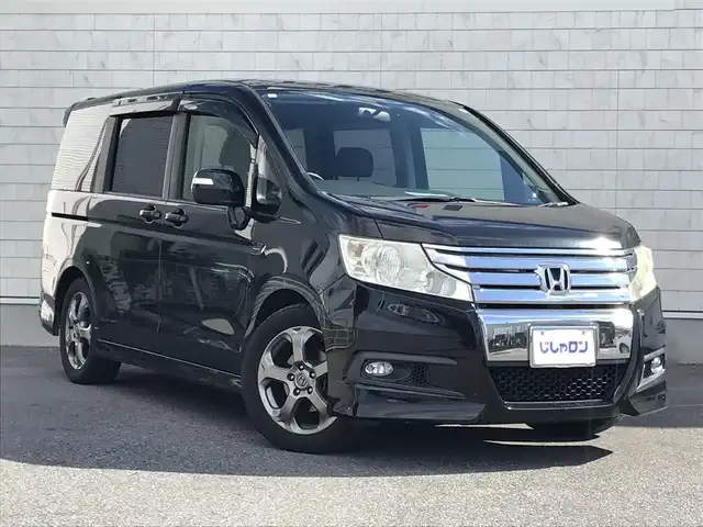 ホンダ ステップワゴン スパーダ S 栃木県 2011(平23)年 7.9万km プレミアムブラキッシュパール 株)IDOMが運営する【じしゃロン小山店】の自社ローン専用車両になります。こちらは現金またはオートローンご利用時の価格です。自社ローンご希望の方は別途その旨お申付け下さい//社外フルセグナビ/（CD/DVD/AM/FMラジオ）/リモコンキー/プッシュスタート/バックカメラ/ＥＴＣ/両側パワースライドドア/パドルシフト/防眩ミラー/電動格納ドアミラー/パワーウインドウ/オートライト