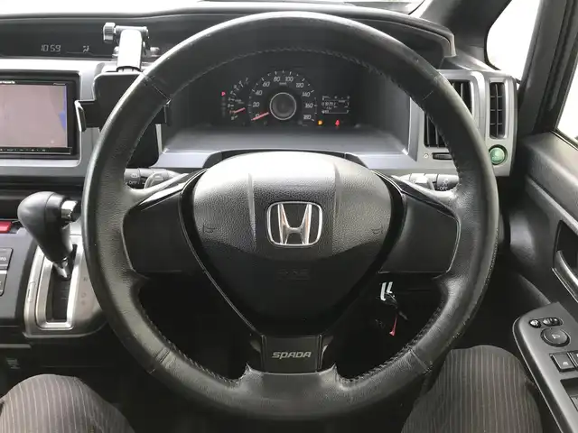 ホンダ ステップワゴン スパーダ S 栃木県 2011(平23)年 7.9万km プレミアムブラキッシュパール 株)IDOMが運営する【じしゃロン小山店】の自社ローン専用車両になります。こちらは現金またはオートローンご利用時の価格です。自社ローンご希望の方は別途その旨お申付け下さい//社外フルセグナビ/（CD/DVD/AM/FMラジオ）/リモコンキー/プッシュスタート/バックカメラ/ＥＴＣ/両側パワースライドドア/パドルシフト/防眩ミラー/電動格納ドアミラー/パワーウインドウ/オートライト