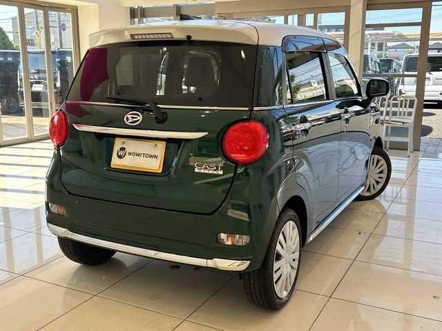 ダイハツ キャスト スタイル X SAⅢ 埼玉県 2021(令3)年 2.3万km ダークエメラルドマイカ スマートアシスト/ナビ/　　CD/DVD/BT/フルセグ/オートライト/ETC/スマートキー×2/禁煙車