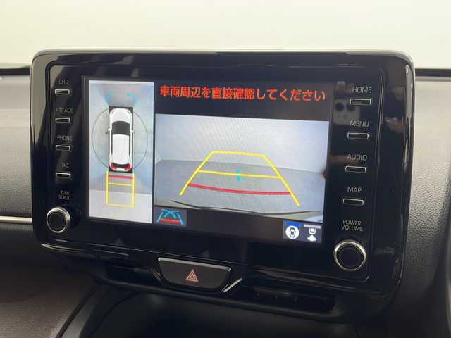 トヨタ ヤリスクロス ハイブリッド Z 愛知県 2021(令3)年 5.6万km ベージュ 純正ナビ/パノラミックビューモニター/フルセグTV・Bluetooth・AM・FM/純正18インチアルミホイール/合皮＋ツィード調ファブリックシート/運転席パワーシート/運転席助手席シートヒーター/純正フロアマット/Toyota Safety Sense/BSM/RCTA/プリクラッシュセーフティ/レーントレーシングアシスト/レーダークルーズコントロール/オートマチックハイビーム/ロードサインアシスト/発進遅れ告知/インテリジェントクリアランスソナー/パーキングサポートブレーキ/車両接近通報/横滑り防止/ドライブスタートコントロール/ヒルスタートアシスト/ISOFIX/フルLEDヘッドライト/オートライト/革巻きステアリング/ステアリングヒーター/スマートキー/プッシュスタート/イモビライザー/スペアキー1本/取扱説明書