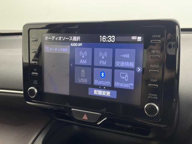 トヨタ ヤリスクロス ハイブリッド Z 愛知県 2021(令3)年 5.6万km ベージュ 純正ナビ/パノラミックビューモニター/フルセグTV・Bluetooth・AM・FM/純正18インチアルミホイール/合皮＋ツィード調ファブリックシート/運転席パワーシート/運転席助手席シートヒーター/純正フロアマット/Toyota Safety Sense/BSM/RCTA/プリクラッシュセーフティ/レーントレーシングアシスト/レーダークルーズコントロール/オートマチックハイビーム/ロードサインアシスト/発進遅れ告知/インテリジェントクリアランスソナー/パーキングサポートブレーキ/車両接近通報/横滑り防止/ドライブスタートコントロール/ヒルスタートアシスト/ISOFIX/フルLEDヘッドライト/オートライト/革巻きステアリング/ステアリングヒーター/スマートキー/プッシュスタート/イモビライザー/スペアキー1本/取扱説明書