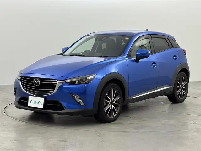 マツダ ＣＸ－３ XD ツーリング Lパッケージ 福岡県 2016(平28)年 1.7万km ダイナミックブルーマイカ 純正ナビ／フルセグＴＶ　/バックカメラ　/ＥＴＣ　/レーダークルコン　/コーナーセンサー　/スマートシティブレーキサポート　/レーンキープ　/ＢＳＭ　/パドルシフト　/ハーフレザーシート　/シートヒーター　/ＨＵＤ　/ＬＥＤヘッドライト　/純正１８インチアルミホイール