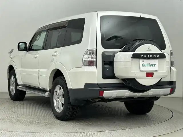 三菱 パジェロ ロング エクシード 岩手県 2008(平20)年 8.9万km ウォームホワイトパール 4WD/サンルーフ/社外ナビ/→フルセグTV/Bluetooth/CD/AUX/バックカメラ/リアヒーター/ETC/MTモード付/センターデフロック/背面タイヤ/オートライト/HIDヘッドライト/フォグライト/〇パワーステアリング/〇純正フロアマット/〇ドアバイザー/〇ウインカーミラー/取扱説明書