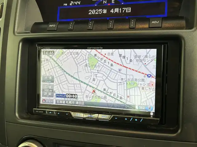 三菱 パジェロ ロング エクシード 岩手県 2008(平20)年 8.9万km ウォームホワイトパール 4WD/サンルーフ/社外ナビ/→フルセグTV/Bluetooth/CD/AUX/バックカメラ/リアヒーター/ETC/MTモード付/センターデフロック/背面タイヤ/オートライト/HIDヘッドライト/フォグライト/〇パワーステアリング/〇純正フロアマット/〇ドアバイザー/〇ウインカーミラー/取扱説明書