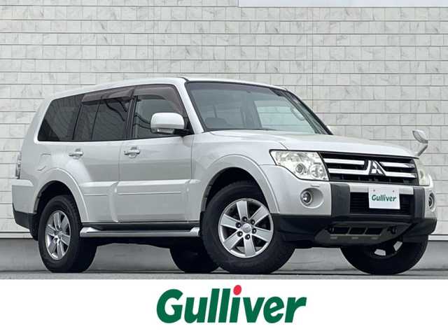 三菱 パジェロ ロング エクシード 岩手県 2008(平20)年 8.9万km ウォームホワイトパール 4WD/サンルーフ/社外ナビ/→フルセグTV/Bluetooth/CD/AUX/バックカメラ/クルーズコントロール/リアヒーター/ETC/MTモード付/センターデフロック/背面タイヤ/オートライト/HIDヘッドライト/フォグライト/〇パワーステアリング/〇純正フロアマット/〇ドアバイザー/〇ウインカーミラー/取扱説明書