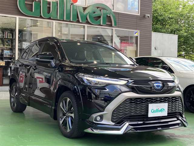 トヨタ カローラ クロス ハイブリッド Z 神奈川県 2023(令5)年 1.5万km アティチュードブラックマイカ ワンオーナー/新車保証書/取扱説明書/スマートキー/スペアキー/