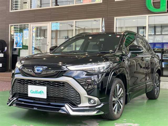 トヨタ カローラ クロス ハイブリッド Z 神奈川県 2023(令5)年 1.5万km アティチュードブラックマイカ ワンオーナー/新車保証書/取扱説明書/スマートキー/スペアキー/
