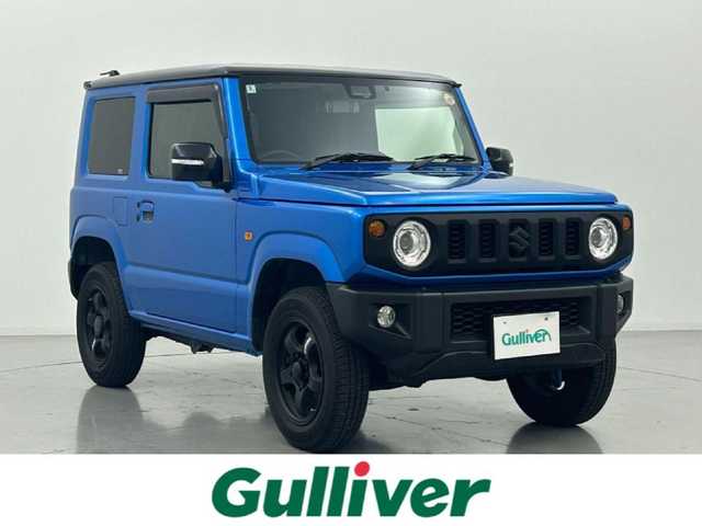 スズキ ジムニー XC 熊本県 2022(令4)年 2.9万km ブリスクブルーメタリック/ブラック2トーンルーフ 社外マフラー　/社外テール　/社外ナビSL3122NV（ＣＤ・ＤＶＤ・フルセグ・ＢＴ・ＳＤ）/ミラー型社外前後ドライブレコーダー　/ＥＴＣ　/前席シートヒーター　/クルーズコントロール/スズキセーフティサポート/・デュアルセンサーブレーキサポート/・誤発進制御機能/・車線逸脱警報機能/・ふらつき警報機能/・ハイビームアシスト/・先行車発進お知らせ機能/・標識認識システム/横滑り防止/ダウンヒルアシスト/アイドリングストップ/純正フロアマット/WORK16インチAW/オートライト/LEDヘッドライト/フォグランプ/スマートキー/プッシュスタート/スペアキー1本/保証書/取扱説明書