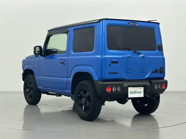 スズキ ジムニー XC 熊本県 2022(令4)年 2.9万km ブリスクブルーメタリック/ブラック2トーンルーフ 社外マフラー　/社外テール　/社外ナビSL3122NV（ＣＤ・ＤＶＤ・フルセグ・ＢＴ・ＳＤ）/ミラー型社外前後ドライブレコーダー　/ＥＴＣ　/前席シートヒーター　/クルーズコントロール/スズキセーフティサポート/・デュアルセンサーブレーキサポート/・誤発進制御機能/・車線逸脱警報機能/・ふらつき警報機能/・ハイビームアシスト/・先行車発進お知らせ機能/・標識認識システム/横滑り防止/ダウンヒルアシスト/アイドリングストップ/純正フロアマット/WORK16インチAW/オートライト/LEDヘッドライト/フォグランプ/スマートキー/プッシュスタート/スペアキー1本/保証書/取扱説明書