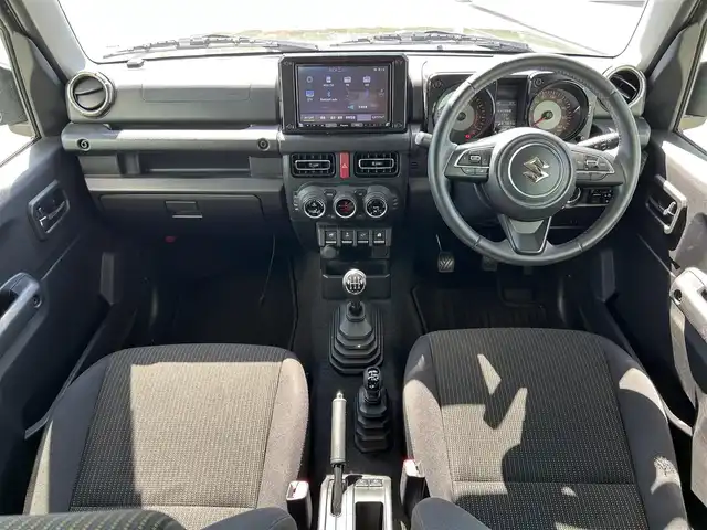 スズキ ジムニー シエラ JC 和歌山県 2019(平31)年 4.7万km ジャングルグリーン 5MT/社外8インチナビ/フルセグTV/衝突軽減ブレーキ/クルーズコントロール/純正フロアマット/純正アルミホイール/LEDヘッドライト/オートライト