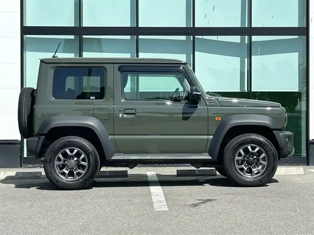 スズキ ジムニー シエラ JC 和歌山県 2019(平31)年 4.7万km ジャングルグリーン 5MT/社外8インチナビ/フルセグTV/衝突軽減ブレーキ/クルーズコントロール/純正フロアマット/純正アルミホイール/LEDヘッドライト/オートライト