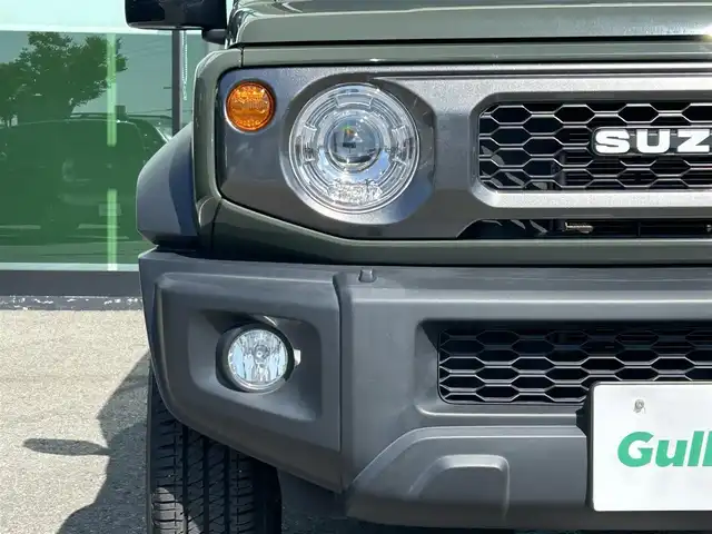 スズキ ジムニー シエラ JC 和歌山県 2019(平31)年 4.7万km ジャングルグリーン 5MT/社外8インチナビ/フルセグTV/衝突軽減ブレーキ/クルーズコントロール/純正フロアマット/純正アルミホイール/LEDヘッドライト/オートライト