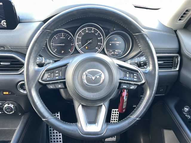 マツダ ＣＸ－５ XD Lパッケージ 秋田県 2017(平29)年 8.7万km ソウルレッドクリスタルM 4WD/純正ナビ/CD/DVD/フルセグTV/Bluetooth/バックカメラ/ステアリングヒーター/車間認識支援システム/ブラインドスポットモニター/レーンキープアシスト/交通標識認識/アテンションアラート/パワーシート/シートヒーター