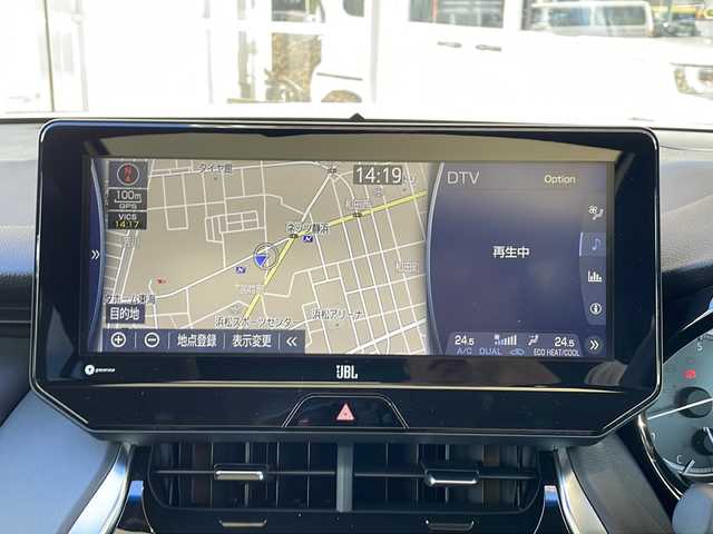 トヨタ ハリアー 静岡県 2020(令2)年 4.5万km ホワイトパールクリスタルシャイン 純正ナビ/ラジオ/USB/Bluetooth/AUX/Miracast/フルセグ/主要装備/・全方位カメラ　/・レーダークルーズコントロール　/・ＢＳＭ　/・サンルーフ　/・オートハイビーム　/・ヘッドアップディスプレイ　/・テレスコピック　/・ＥＴＣ２．０　/・デジタルインナーミラー　/・ＳＯＳコール　/・コーナーセンサー/・調光パノラマルーフ/・オートホールド/・JBLスピーカー/・プッシュスタート/・ヒーデッドドアミラー/・衝突軽減システム/・純正フロアマット/・純正LEDライト/・パワーバックドア
