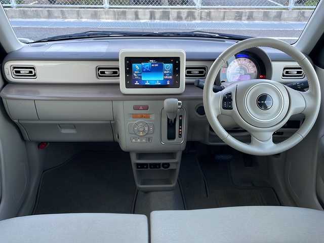 スズキ ラパン X 山口県 2022(令4)年 3.7万km ピュアホワイトP ワンオーナー/純正ディスプレイオーディオ/・Bluetooth接続オーディオ/・USB接続/・Apple CarPlay/・Android　Auto/バックカメラ/ETC/スズキセーフティサポート/・デュアルセンサーブレーキサポート/・誤発進抑制制御/・車線逸脱警報/・ふらつき警報機能/・先行車発進お知らせ機能/・後退時ブレーキサポート/・後方誤発進抑制制御/・リヤパーキングセンサー/純正LEDヘッドライト/オートライト/プッシュスタート/スマートキー/スペアキー有/取扱説明書/保証書