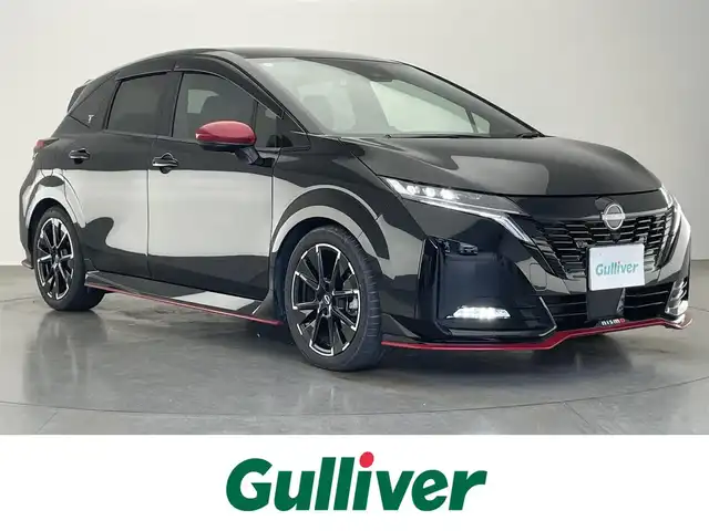 日産 オーラ ニスモ 愛知県 2022(令4)年 4.5万km スーパーブラック 純正９型ナビ　全方位カメラ　プロパイロット　禁煙車　デジタルインナーミラー　ＢＳＭ　ＨＤＭＩ　ワイヤレス充電　ＥＴＣ２．０　オーラ専用シート　シートヒーター　ハンドルヒーター　衝突軽減　追従クルコン