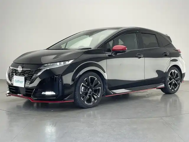 日産 オーラ ニスモ 愛知県 2022(令4)年 4.5万km スーパーブラック 純正９型ナビ　全方位カメラ　プロパイロット　禁煙車　デジタルインナーミラー　ＢＳＭ　ＨＤＭＩ　ワイヤレス充電　ＥＴＣ２．０　オーラ専用シート　シートヒーター　ハンドルヒーター　衝突軽減　追従クルコン