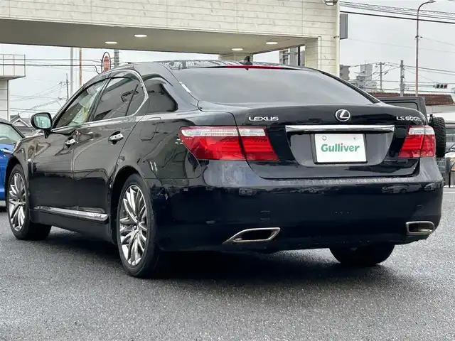 レクサス ＬＳ 600h バージョンU Iパック 広島県 2007(平19)年 9.9万km ブラックオパールマイカ ワンオーナー/純正HDDナビ/（フルセグTV/CD/MD/DVD）/バックカメラ/フリップダウンモニター/マークレビンソン/クルーズコントロール（追従走行・有り）/サンルーフ/電動サンシェード/シートヒーター・エアシート（全席）/イージードアクローザー/ドアバイザー/プッシュスタート/パワーバックドア/LEDヘッドライト/ビルドインETC