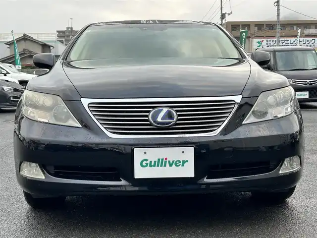 レクサス ＬＳ 600h バージョンU Iパック 広島県 2007(平19)年 9.9万km ブラックオパールマイカ ワンオーナー/純正HDDナビ/（フルセグTV/CD/MD/DVD）/バックカメラ/フリップダウンモニター/マークレビンソン/クルーズコントロール（追従走行・有り）/サンルーフ/電動サンシェード/シートヒーター・エアシート（全席）/イージードアクローザー/ドアバイザー/プッシュスタート/パワーバックドア/LEDヘッドライト/ビルドインETC