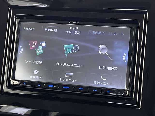 スズキ スペーシア カスタム HYBRID XS 新潟県 2024(令6)年 3.2万km インディゴブルーメタリック ワンオーナー/KENWOODメモリナビ【MDV-D711】/　フルセグTV/Bluetooth/CD/DVD/USB/衝突被害軽減ブレーキ/レーンキープアシスト/レーダークルーズコントロール/ハーフレザーシート/前席シートヒーター/両側パワースライドドア/前後ドライブレコーダー/バックモニター/ビルトインETC/前後コーナーセンサー/オートマチックハイビーム/LEDヘッドライト/オートライト/アイドリングストップ/ステアリングヒーター/レザーステアリング/ステアリングスイッチ