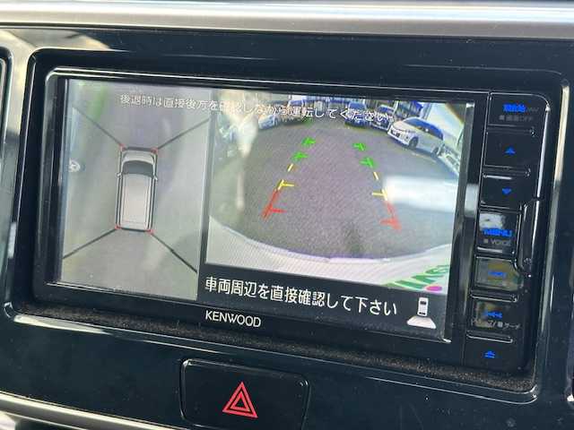 日産 デイズ ルークス ハイウェイスターターボ 茨城県 2014(平26)年 5.9万km ホワイトパール 社外SDナビ/ 【フルセグ/Bluetooth/CD/DVD/AM/FM】/バックカメラ/アラウンドビューモニター/ETC/両側パワースライドドア/純正HIDヘッドライト/フォグライト/純正15インチアルミホイール/取扱説明書/新車時保証書/スペアキー×１