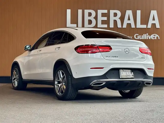 メルセデス・ベンツ ＧＬＣ２２０ d 4マチック クーペ スポーツ 宮城県 2017(平29)年 6.4万km ポーラホワイト 黒ハーフレザーシート　/純正ナビ　/ＡＣＣ　/ＨＵＤ　/ＢＳＭ　/フルセグテレビ　/Ｂｌｕｅｔｏｏｔｈ接続　/シートヒーター　/パワーシート　/電動リアゲート　/全周囲カメラ　/ドラレコ　/ＥＴＣ　/ＬＥＤヘッドライト