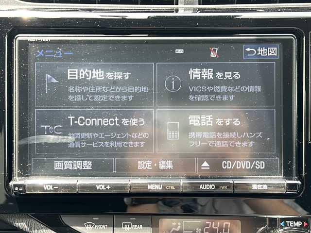 トヨタ アクア S 岐阜県 2016(平28)年 3.9万km チェリーパールクリスタルシャイン 純正ナビ/バックカメラ/ETC2.0/ワンセグ/衝突軽減システム/プッシュスタート/オートライト/レーンキープアシスト/ハロゲンライト/前後ドラレコ/社外マット/スマートキー/横滑り防止装置/社外15インチアルミホイール