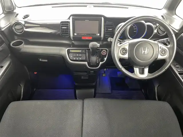 ホンダ Ｎ ＢＯＸ ＋ カスタム G ターボパッケージ 福島県 2012(平24)年 8.5万km プレミアムホワイトパール 社外メモリーナビゲーション/【AM/FM/CD/DVD/Bluetooth/ワンセグTV】/・バックカメラ/・前後ドライブレコーダー/・ETC/クルーズコントロール/両側パワースライドドア/革巻きステアリング/・ステアリングスイッチ/・チルトステアリング/・パドルシフト/ＨＩＤヘッドライト/・オートライト/・フロントフォグライト/純正フロアマット/ドアバイザー/電動格納ウィンカーミラー/取扱説明書/・保証書