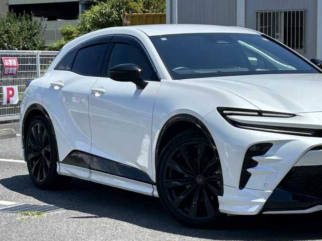 トヨタ クラウン スポーツ Z 静岡県 2024(令6)年 1万km プレシャスホワイトパール ワンオーナー/純正ナビ（FM/AM/TV/BT/USB）/ドライブレコーダー搭載デジタルインナーミラー/ビルトインETC2.0/クルーズコントロール（追従走行有り）/シートヒーター（D.N席）/エアーシート（D.N席）/パワーシート（D.N席）/本革レザーシート/モデリスタエアロ/パワーバックドア/パーキングアシスト/オートハイビーム/100Vコンセント/ワイヤレススマホ充電器