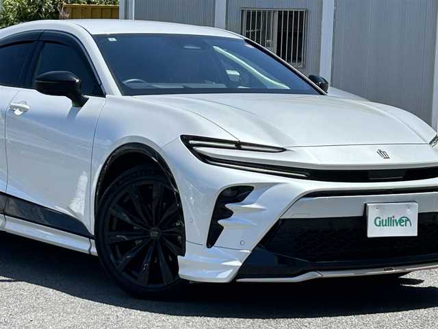 トヨタ クラウン スポーツ Z 静岡県 2024(令6)年 1万km プレシャスホワイトパール ワンオーナー/純正ナビ（FM/AM/TV/BT/USB）/ドライブレコーダー搭載デジタルインナーミラー/ビルトインETC2.0/クルーズコントロール（追従走行有り）/シートヒーター（D.N席）/エアーシート（D.N席）/パワーシート（D.N席）/本革レザーシート/モデリスタエアロ/パワーバックドア/パーキングアシスト/オートハイビーム/100Vコンセント/ワイヤレススマホ充電器