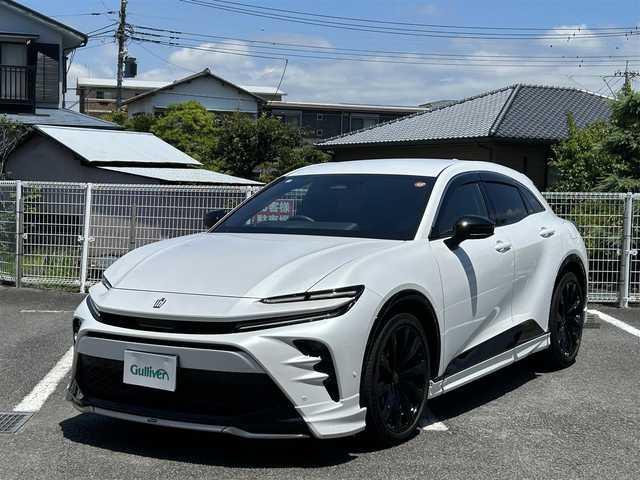 トヨタ クラウン スポーツ Z 静岡県 2024(令6)年 1万km プレシャスホワイトパール ワンオーナー/純正ナビ（FM/AM/TV/BT/USB）/ドライブレコーダー搭載デジタルインナーミラー/ビルトインETC2.0/クルーズコントロール（追従走行有り）/シートヒーター（D.N席）/エアーシート（D.N席）/パワーシート（D.N席）/本革レザーシート/モデリスタエアロ/パワーバックドア/パーキングアシスト/オートハイビーム/100Vコンセント/ワイヤレススマホ充電器
