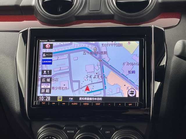 スズキ スイフト スポーツ セーフティPKG 愛知県 2020(令2)年 6.5万km プレミアムシルバーメタリック 純正8インチナビ【CN-RZ853】/（Bluetooth・CD・DVD・フルセグ・USB）/レーダークルーズコントロール/全方位カメラ/フルエアロ/レーンキープアシスト/衝突軽減システム/前方ドライブレコーダー/ETC/D席シートヒーター/LEDヘッドライト/横滑り防止装置/フォグランプ/バックフォグ/純正フロアマット/プッシュスタート