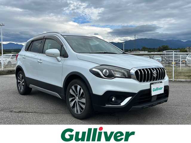 スズキ ＳＸ４ Ｓクロス 富山県 2019(平31)年 6.5万km クールホワイトパール 禁煙車　/ナビ　/フルセグ　/バックカメラ　/LEDヘッドライト　/クルーズコントロール　/パドルシフト　/スマートキー　/純正アルミホイール　/純正オーディオ　/ウィンカーミラー　/電動格納ミラー　/ETC　/プッシュスタート