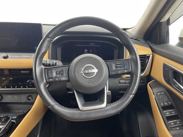 日産 エクストレイル G e－4ORCE 新潟県 2022(令4)年 8.7万km ブリリアントホワイトパール 【４WD】/ワンオーナー/プロイパイロット/純正メモリーナビ/全方位カメラ/フルセグ＆ＢＴ/タンレザー/サンルーフ/ＢＯＳＥサウンド/デジタルインナーミラー/純正１９インチアルミ/ＲＡＹＳ１９インチアルミ車載/ＬＥＤ/フォグ/ＥＴＣ/スマートキー/スペアキー/ドライブレコーダー/ルーフレール/シートヒーター/パワーシート/保証書＆整備手帳＆取説