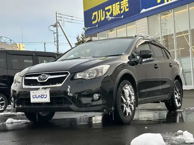 スバル インプレッサ ＸＶ 2．0i－L 道北・旭川 2013(平25)年 12.9万km クリスタルブラックシリカ (株)IDOMが運営する【じしゃロン旭川店】の自社ローン対象車両になります。こちらは現金ご利用時の価格です。自社ローンご希望の方は別途その旨お申付け下さい。/　/・純正ナビ(CD/DVD/BT/HDD/SD/フルセグ)/・バックカメラ/・ETC/・クルーズコントロール/・パドルシフト/・運転席パワーシート/・プッシュスタート/・スマートキー2個/・フォグランプ/・オートライト/・現車装着スタッドレスタイヤ 社外AW225/55R17/・取扱説明書
