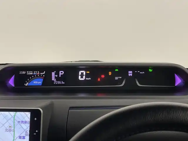 ダイハツ タント カスタム RS 埼玉県 2021(令3)年 2.1万km シャイニングホワイトパール 純正9インチSDナビ/DTV/DVD/CD/BT/SD/USB/HDMI/iPod/スマートアシスト/アダプティブクルーズコントロール/レーンキープアシスト/コーナーセンサー/ハーフレザーシート/前席シートヒーター/両側パワースライドドア/バックカメラ/オートライト/ドライブレコーダー前方/ビルトインETC/ドアバイザー/プッシュスタート/スマートキー