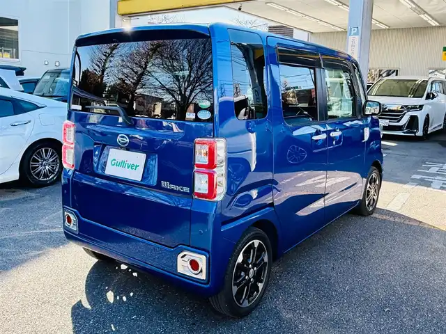 ダイハツ ウェイク G ターボ　レジャーエディション SA Ⅱ 神奈川県 2017(平29)年 8万km ブルーメタリック 純正ナビ/バックモニター/ドラレコ /ETC2.0/保証書・取説・記録簿