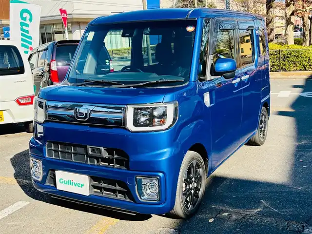 ダイハツ ウェイク G ターボ　レジャーエディション SA Ⅱ 神奈川県 2017(平29)年 8万km ブルーメタリック 純正ナビ/バックモニター/ドラレコ /ETC2.0/保証書・取説・記録簿