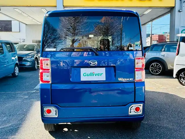 ダイハツ ウェイク G ターボ　レジャーエディション SA Ⅱ 神奈川県 2017(平29)年 8万km ブルーメタリック 純正ナビ/バックモニター/ドラレコ /ETC2.0/保証書・取説・記録簿