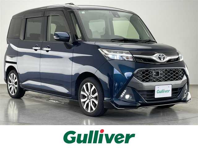 トヨタ タンク カスタムG－T 愛知県 2017(平29)年 3.5万km ブラックマイカメタリック/レーザーブルークリスタルシャイン 2トーン 純正９型ナビ　地デジＴＶ　Ｂｌｕｅｔｏｏｔｈ　バックカメラ　両側パワースライドドア　スマアシII　衝突軽減　クルコン　ＬＥＤオートライト　フォグランプ　ＥＴＣ　アイドリングストップ　リアシェード　禁煙車