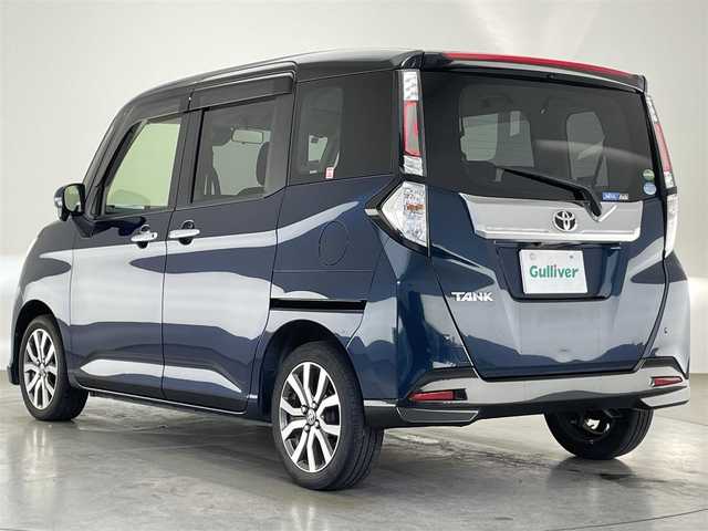 トヨタ タンク カスタムG－T 愛知県 2017(平29)年 3.5万km ブラックマイカメタリック/レーザーブルークリスタルシャイン 2トーン 純正９型ナビ　地デジＴＶ　Ｂｌｕｅｔｏｏｔｈ　バックカメラ　両側パワースライドドア　スマアシII　衝突軽減　クルコン　ＬＥＤオートライト　フォグランプ　ＥＴＣ　アイドリングストップ　リアシェード　禁煙車
