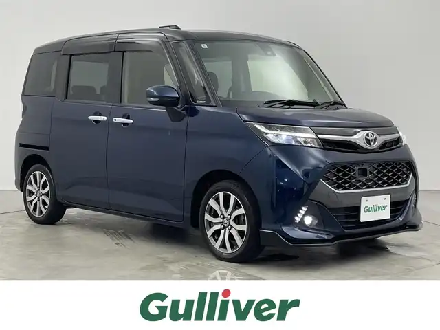 トヨタ タンク カスタムG－T 埼玉県 2017(平29)年 3.5万km ブラックマイカメタリック/レーザーブルークリスタルシャイン 2トーン 純正９型ナビ　バックカメラ　スマートアシスト　ビルトインＥＴＣ　衝突軽減　両側パワースライドドア　クルーズコントロール　オートライト　スマートキー　ＬＥＤライト　純正アルミホイール　地デジＴＶ
