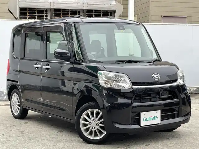 ダイハツ タント L SAⅡ 青森県 2016(平28)年 7.4万km ブラックマイカメタリック AIS評価4点/4WD/社外メモリナビ/(CD/DVD/BT)/フルセグTV/スマートアシスト２/・衝突軽減ブレーキ/・車線逸脱警報/・誤発進抑制(前後)/・先行車発進お知らせ/横滑り防止/両側スライドドア/アイドリングストップ/14インチ純正アルミホイール/ヘッドライトレベライザー/純正フロアマット/純正ドアバイザー/スペアキー/取扱説明書/保証書