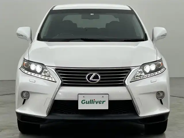 レクサス ＲＸ 450h バージョンL 福岡県 2014(平26)年 5.6万km ホワイトパールクリスタルシャイン 純正ナビ（ＢＴ，フルセグＴＶ）　/バックカメラ　/ビルトインＥＴＣ　/クルーズコントロール　/パワーバックドア　/ヘッドライトウォッシャー　/シートヒーター／ベンチレーション　/ステアリングヒーター　/パワーシート