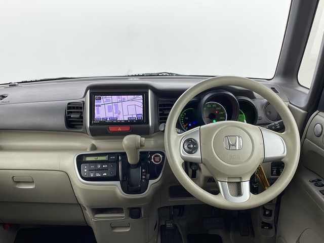 ホンダ Ｎ ＢＯＸ G Lパッケージ 新潟県 2012(平24)年 12万km プレミアムブロンズパール 4WD/社外SDナビ/(AM/FM/CD/DVD/SD/フルセグ/Bluetooth)/前後ドライブレコーダー/両側パワースライドドア/夏タイヤ積込/(145/80/R13/3mm)/横滑り防止装置/純正フロアマット/ドアバイザー/ヘッドライトレベライザー/スマートキー/ETC