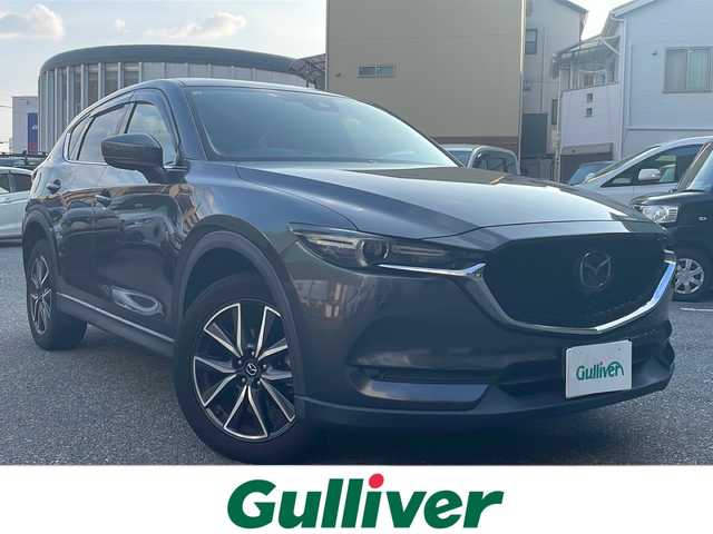 マツダ ＣＸ－５ 25S Lパッケージ 大阪府 2018(平30)年 10万km マシーングレープレミアムM ワンオーナー/純正SDナビ/・DVD/CD/FM/AM/Bluetooth/・フルセグテレビ/ETC/全周囲カメラ/衝突軽減ブレーキ/レーンキープアシスト/クルーズコントロール/盗難防止装置/革巻きステアリング/ステアリングリモコン/ハンドルヒーター/シートヒーター（D席+N席)/パワーシート（D席+N席）/メモリシート（D席+N席）/ブラインドスポットモニター/ヘッドアップディスプレイ/コーナーセンサー/LEDヘッドライト/オートライト/オートエアコン/プッシュスタート/スマートキー×2/12V電源/USBジャック/純正19インチアルミホイール/純正フロアマット/取扱説明書/保証書
