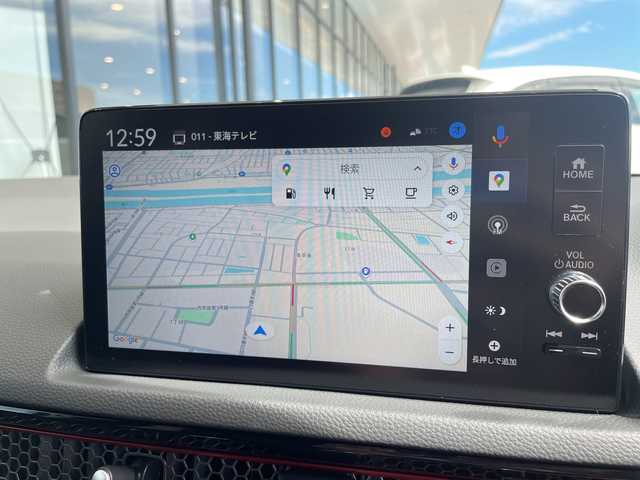 ホンダ シビック RS 愛知県 2025(令7)年 0.6万km プラチナホワイトパール 6速マニュアル車/純正SDナビ/フルセグテレビ/バックカメラ/ハーフレザーシート/前席シートヒーター/衝突軽減ブレーキ/レーダークルーズコントロール/DRIVE MODE/ビルトインETC2.0/置くだけ充電/ドライブレコーダー/LEDヘッドライト/無限フロアマット/前席パワーシート/BSM/純正アルミホイール/社外レーダー/プッシュスタート/ワンオーナー/スマートキー
